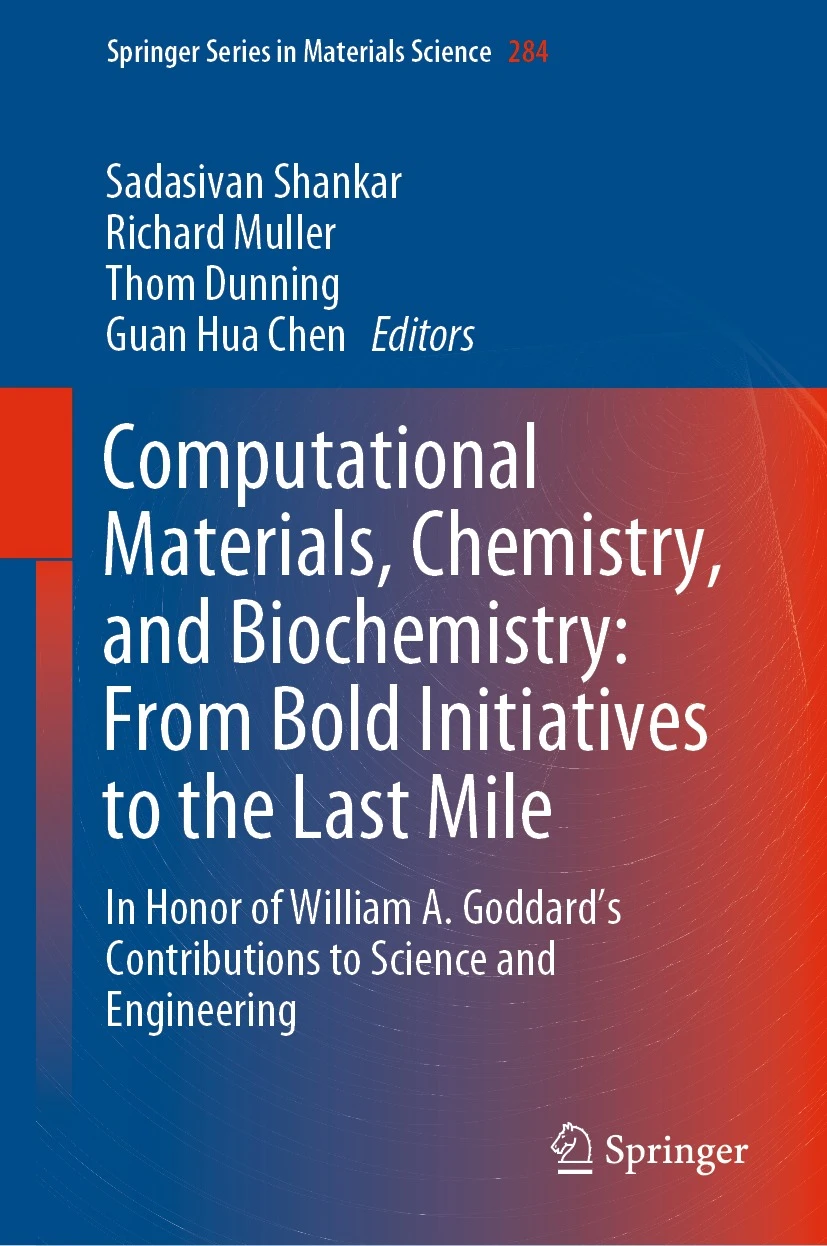 Book cover of Computational Materials, Chemistry, and Biochemistry